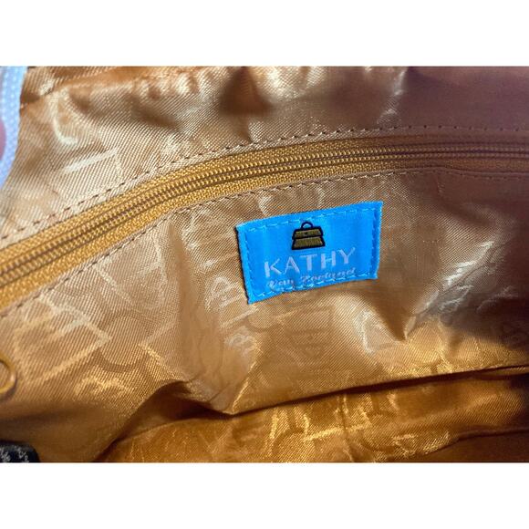 Kathy Van Zeeland Womens White Shoulder Bag Handbag Purse New Other - Picture 7 of 16